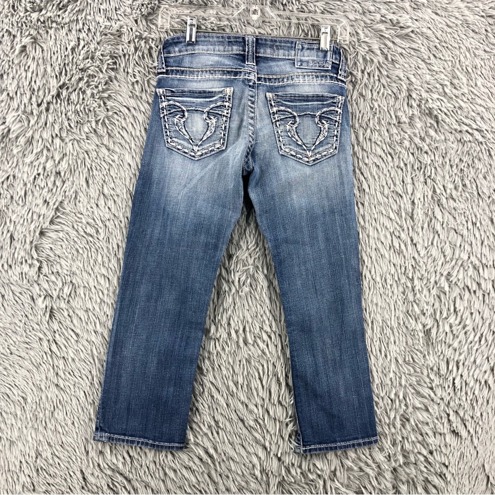 Big Star Jeans Womens Size 27 Sweet Ultra Low Rise Denim Capri